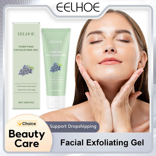 Facial Exfoliating Gel Skin Care Deep Cleaning Face Scrub Skin Care Product Hyaluronic Acid Repair Facial Moisturizing Gel Face