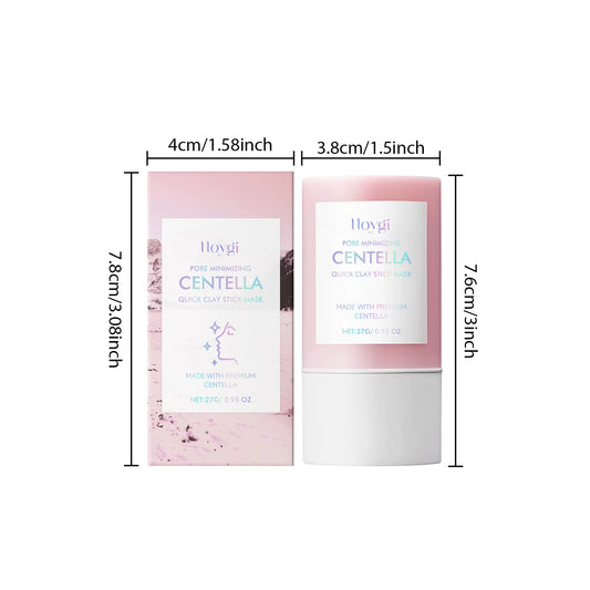 Centella Clay Stick Mask Pore Minimizing Quick Moisturizing Soothing Facial Brightening Face Mask Skin Care 27G