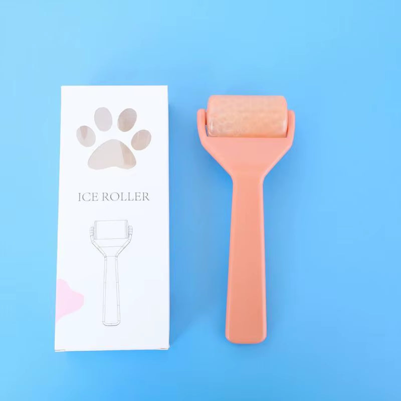 Ice Roller for Face Translucent Massageable Recyclable Anti-Wrinkle Skin Care Tools Beauty Instrument Orange Beautiful Skin