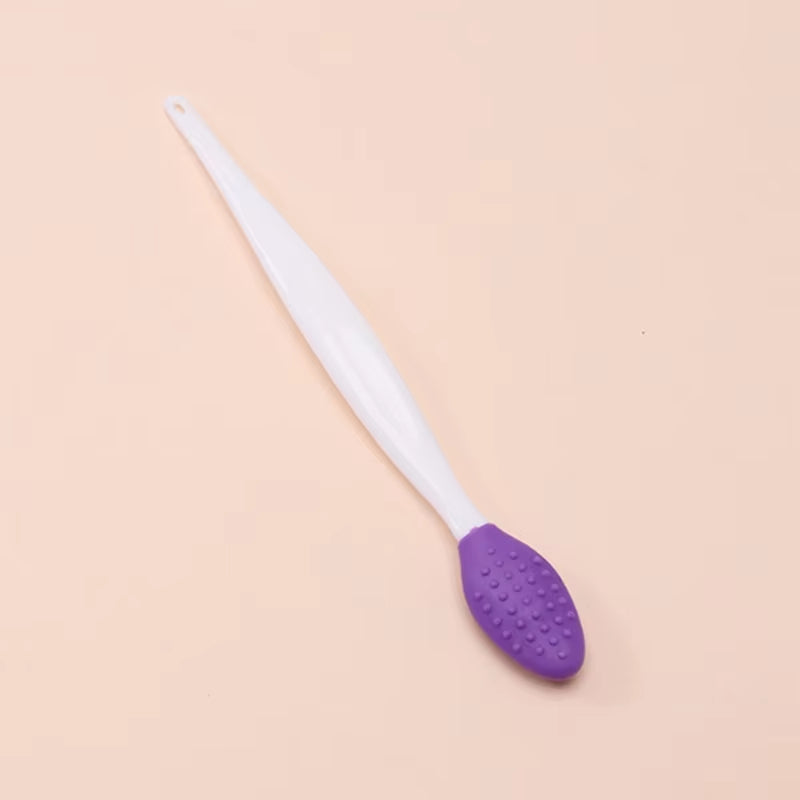 Skin Care Lip Horniness Removal Facial Cleanser, Face Cleaning Brush, Blackhead Removal Silicone Double-Sided Skin Care Tool.