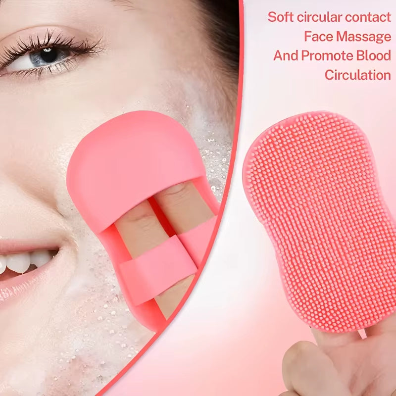 Soft Silicone Face Cleaning Brushes Makeup Remove Blackhead Removal Portable Skin Care Tools Deep Facial Cleansing Accessoires