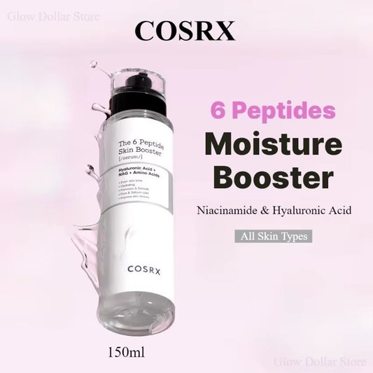 COSRX 6X Peptide Booster Toner Serum, Niacinamide & Hyaluronic Acid Skin Renewal Boosting Facial Essence Korean Skincare Product