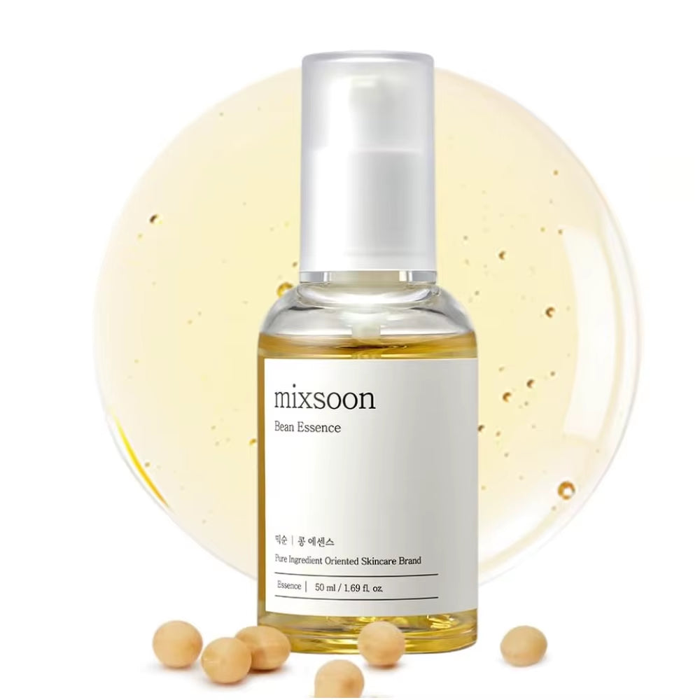 Mixsoon Bean Essence Exfoliating Facial Serum Hyaluronic Acid Hydrating, Moisturizing and Antioxidant Essence Korean Skin Care