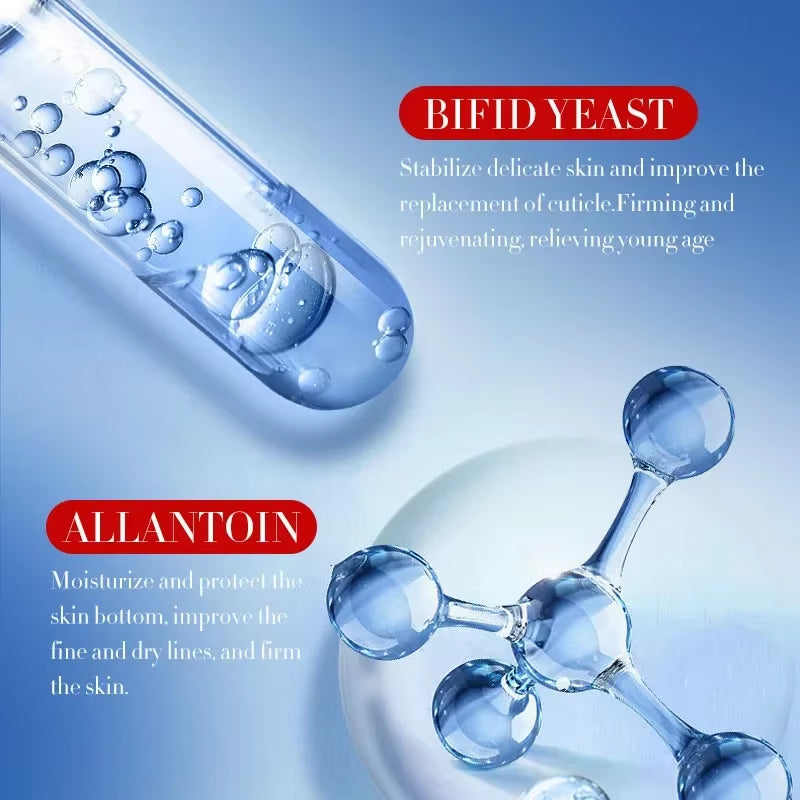 12 Pieces BIOAOUA Bifid Yeast Anti-Wrinkle Facial Mask Hydrating Moisturizing Rejuvenation Mask anti Age Skin Care Wholesale