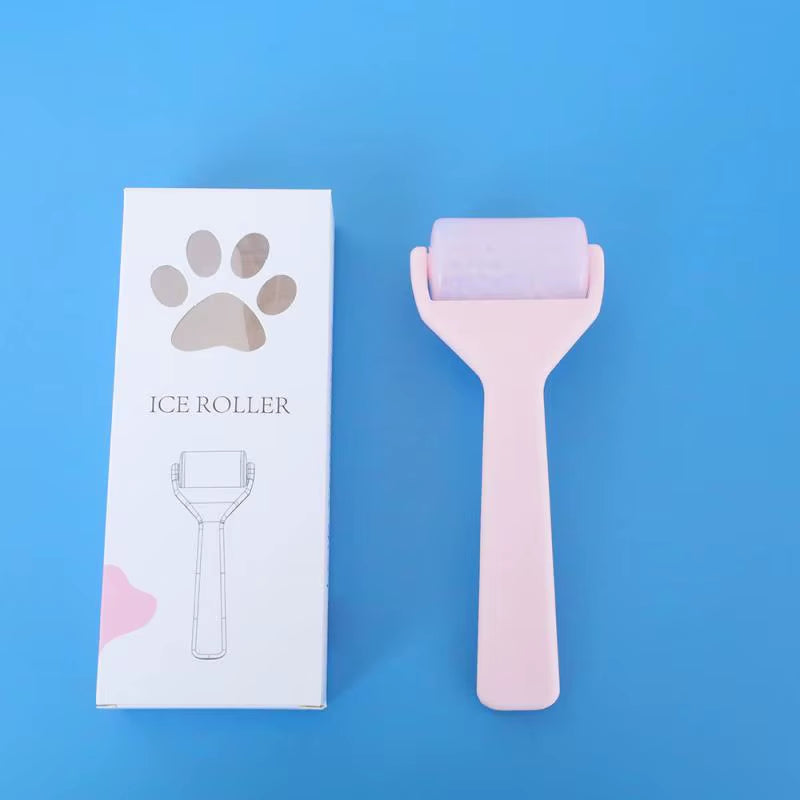 Ice Roller for Face Translucent Massageable Recyclable Anti-Wrinkle Skin Care Tools Beauty Instrument Orange Beautiful Skin