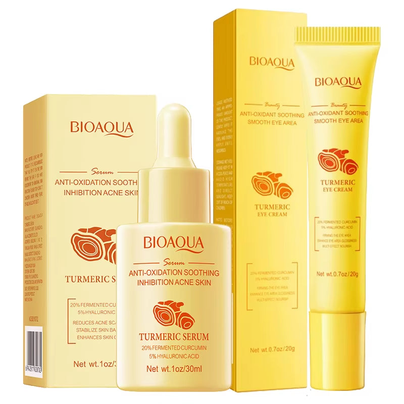 BIOAQUA Nicotinamide Skin Care Sets Moisturizing Face Serum Anti-Aging anti Dark Circles Eye Cream Facial Travel Size Skin Care