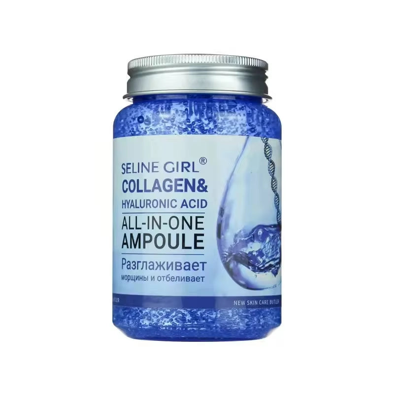 250Ml Serum for Face with Hyaluronic Acid and Collagen Seline Girl Farmstay Korean Cosmetics Face Anti-Wrinkle Skin Care Health