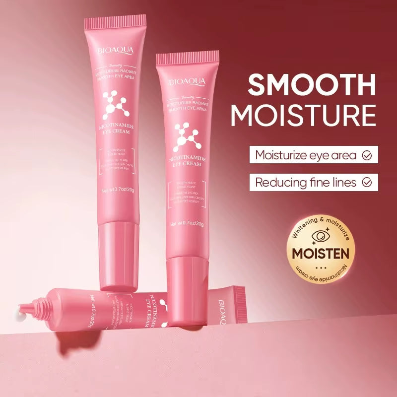 BIOAQUA Nicotinamide Skin Care Sets Moisturizing Face Serum Anti-Aging anti Dark Circles Eye Cream Facial Travel Size Skin Care