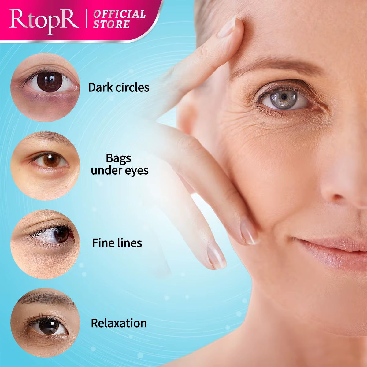 Anti-Wrinkle Eye Cream Mango Moisturizing Anti-Age Remove Dark Circles against Puffiness Bags Moisturizing Eye Care Cream