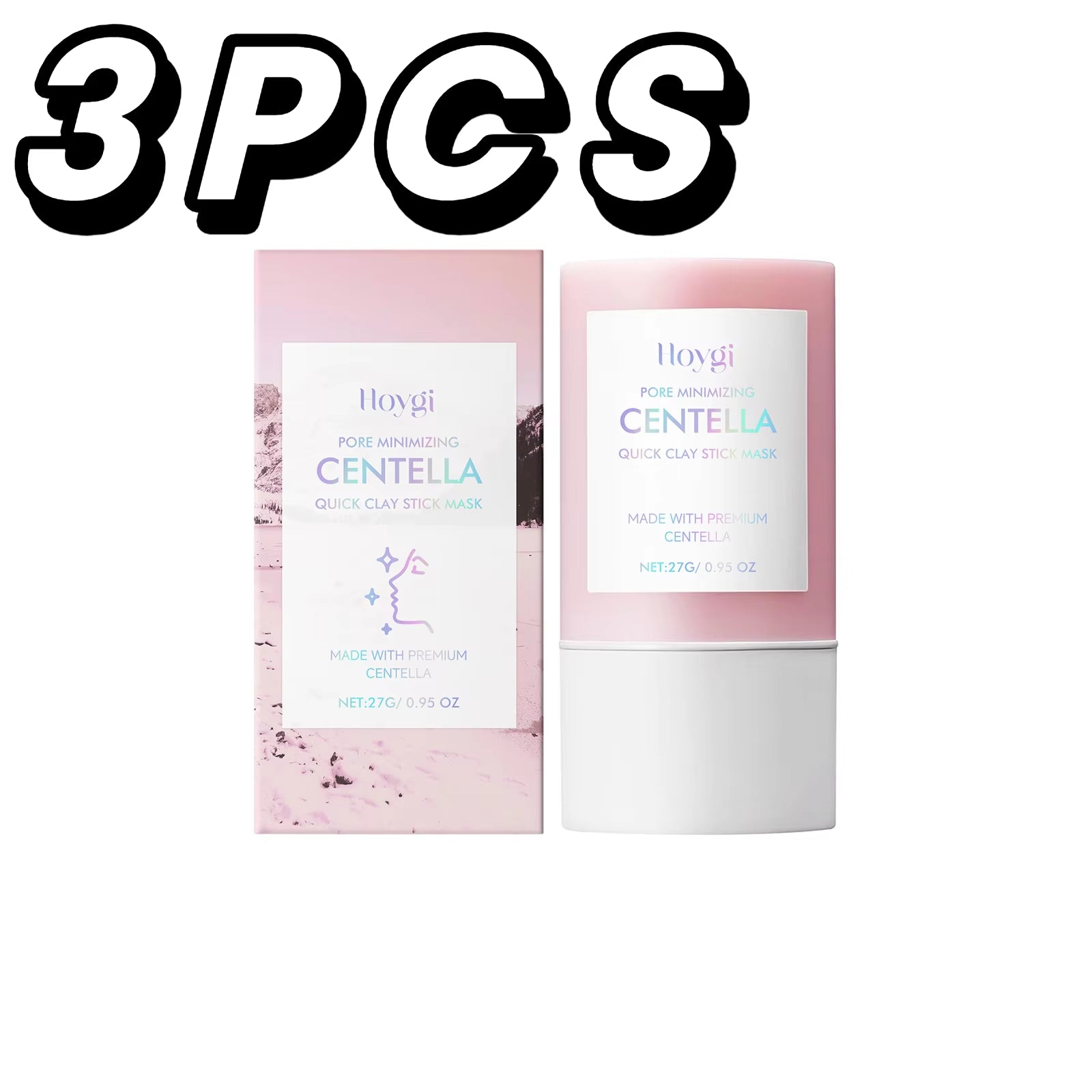 Centella Clay Stick Mask Pore Minimizing Quick Moisturizing Soothing Facial Brightening Face Mask Skin Care 27G