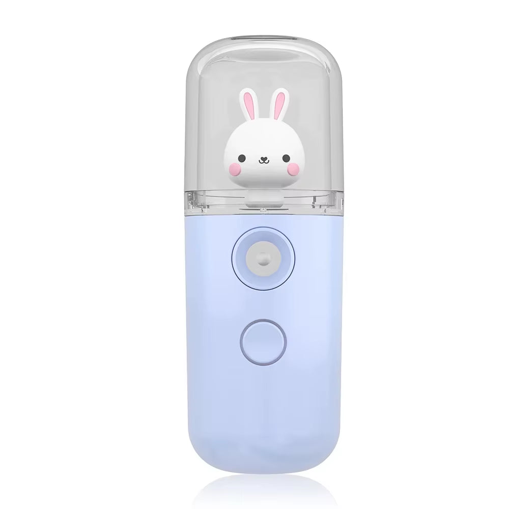 USB Mini Humidifier Facial Steamer Moisturizing Mist Sprayer Rechargeable Nebulizer Beauty Instruments Face Skin Care Tools