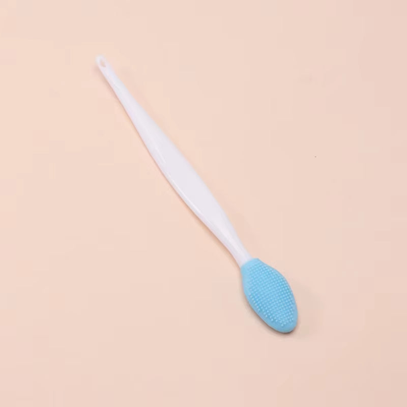 Skin Care Lip Horniness Removal Facial Cleanser, Face Cleaning Brush, Blackhead Removal Silicone Double-Sided Skin Care Tool.