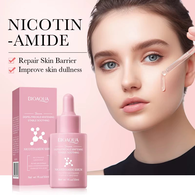 BIOAQUA Nicotinamide Skin Care Sets Moisturizing Face Serum Anti-Aging anti Dark Circles Eye Cream Facial Travel Size Skin Care