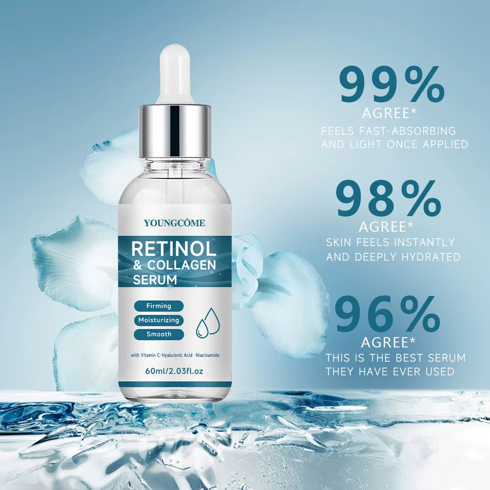 Retinol Serum anti Wrinkle Face Firm Lifting Anti-Aging & Wrinkle Pore Shrink Moisturizing Collagen Facial Serum Skin Care