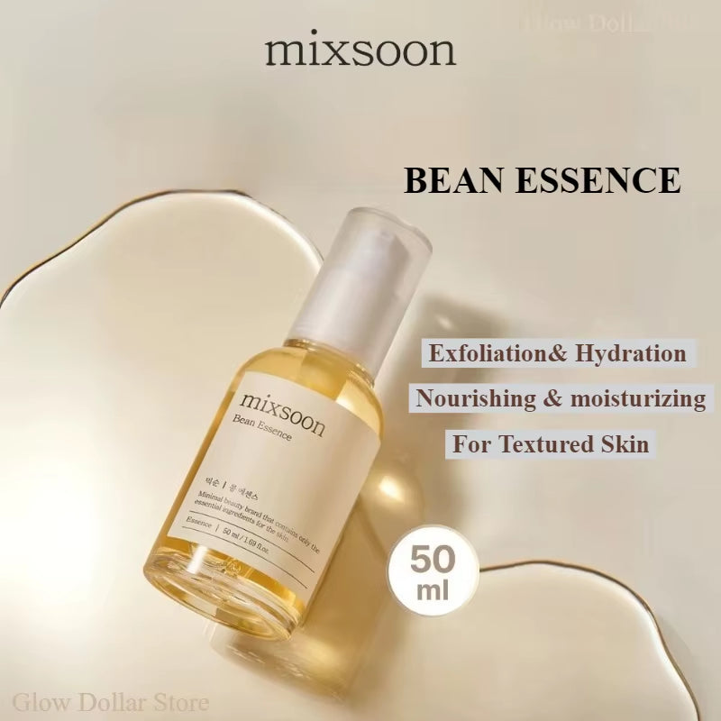 Mixsoon Bean Essence Exfoliating Facial Serum Hyaluronic Acid Hydrating, Moisturizing and Antioxidant Essence Korean Skin Care