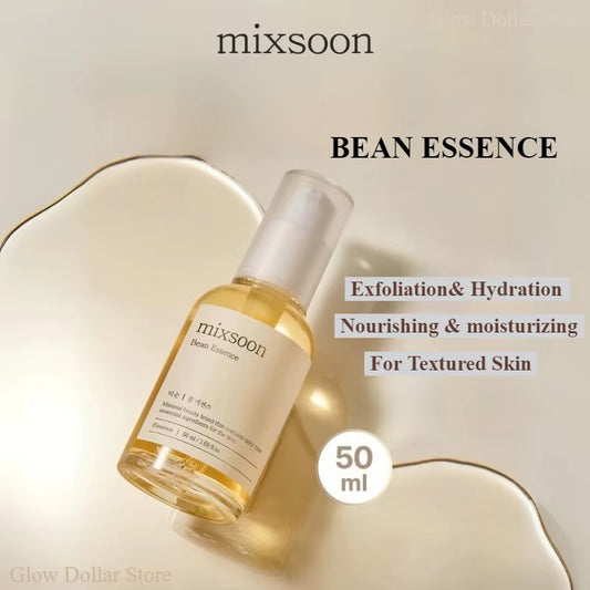 Mixsoon Bean Essence Exfoliating Facial Serum Hyaluronic Acid Hydrating, Moisturizing and Antioxidant Essence Korean Skin Care