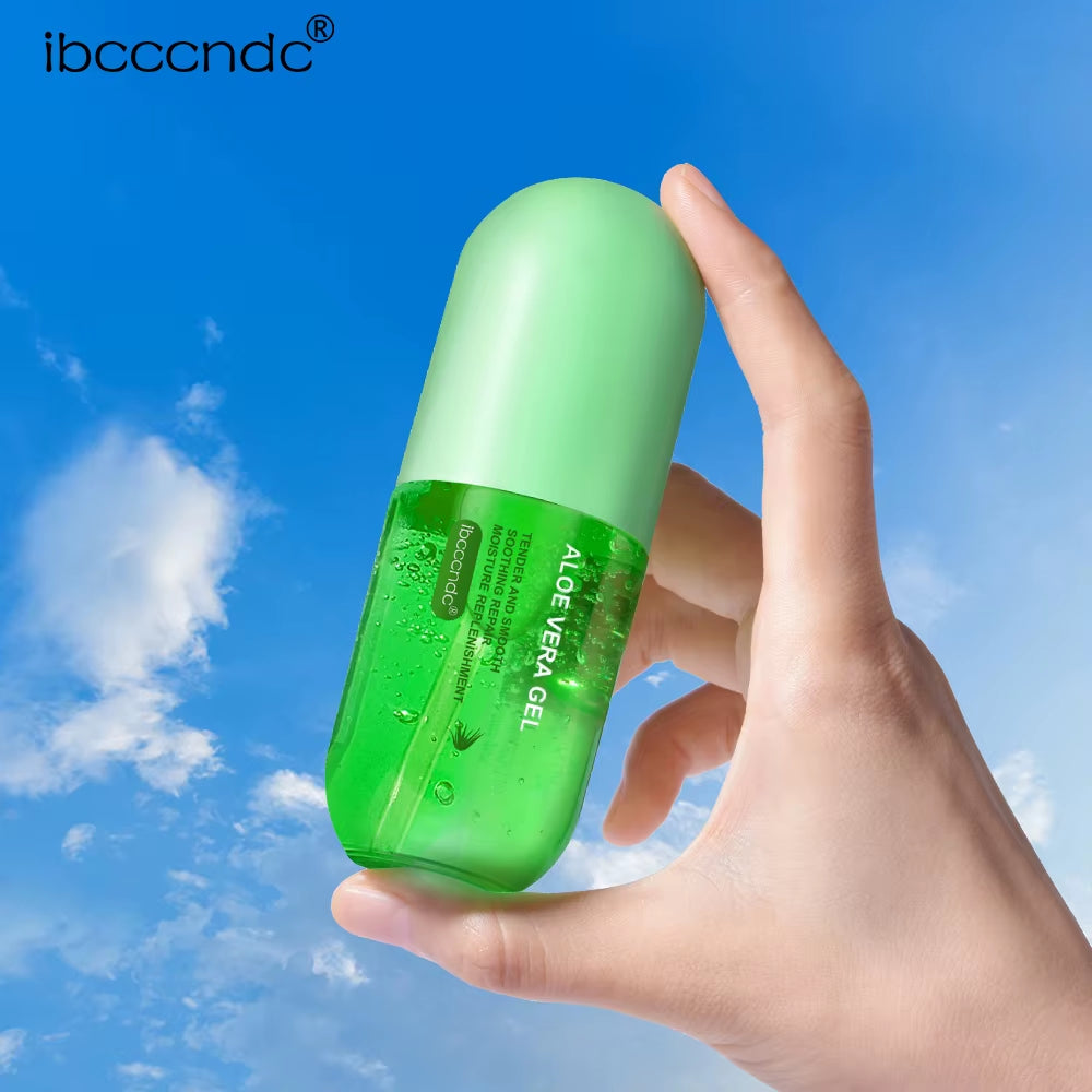50Ml Hot Natural 98% Aloe Vera Soothing Gel Vegan Organic Skin Moisturizing Gel Face Repair Lotions Skin Care Dropshopping