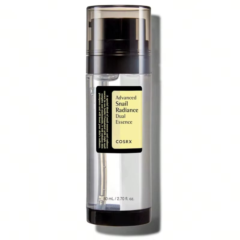 COSRX Niacinamide 5%+Snail Mucin 74% Dual Essence Advanced Snail Radiance Hydrating anti Aging Face Serum Korean Skin Care 80Ml