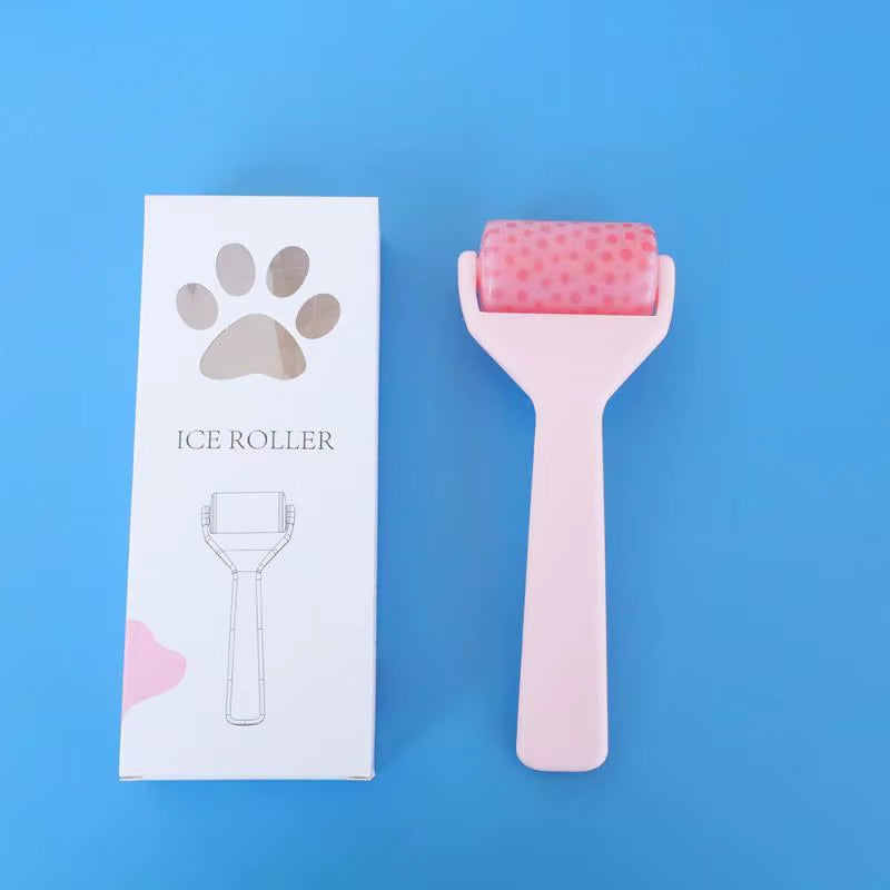 Ice Roller for Face Translucent Massageable Recyclable Anti-Wrinkle Skin Care Tools Beauty Instrument Orange Beautiful Skin