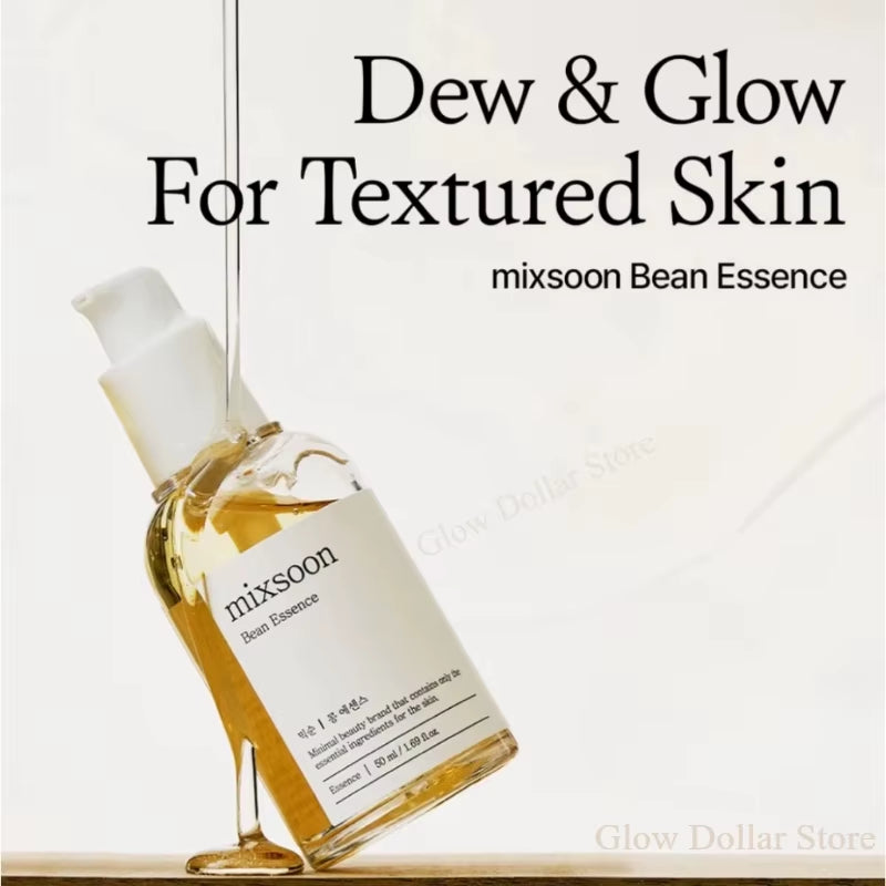 Mixsoon Bean Essence Exfoliating Facial Serum Hyaluronic Acid Hydrating, Moisturizing and Antioxidant Essence Korean Skin Care